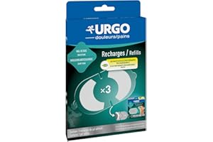 Urgo 197365.8 Ricarica Patch TENS Ricaricabile, Plastica, Trasparente