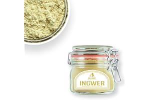 ‎EDEL KRAUT MANUFAKTUR DES LEBENS INGWERPULVER BIO 90g im Premium Glas | EDEL KRAUT - INGWER PULVER Bio - 100% reine Ingwer gemahlen Ginger - Powder Organic - PREMIUM Ingwerpulver