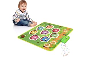 SKERITO Whack-a-Mole 2 en 1 Juguete para niños a partir de 3, 4, 5, 6 años, Whack Topo, juego de martillo, Whack A Mole Game for Toddlers, juego interactivo con sonido y luz, juguete educativo regalo