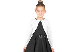 BlackButterfly Niñas Manga Larga Brillante Bolero Cárdigan