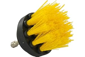 Tivoly • Cepillo de Polipropileno Plano • Ø50 mm • Hilo Flexible • Limpieza fácil Todos los Materiales sin arañazos • para Taladro