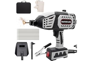 NCTOBEROWS Welding Machine Handheld, 20A-120A 220V Portable Hand Held Welder Machine with IGBT Inverter 5 Variable Current Adjustment, Portable ARC Welder Gun, Fits for 1/16''-1/8'' Welding Rods