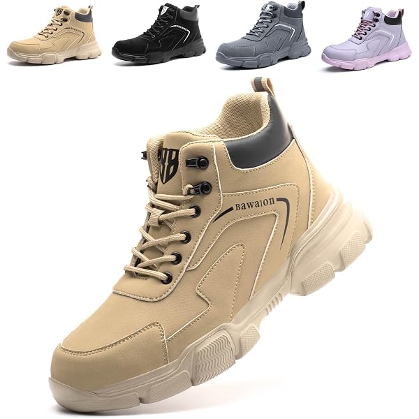 SAFETY JOGGER Modulos3MT Sicherheitsstiefel Für Herren & Damen - Durchtrittsicher, Rutschfest, Wasserabweisend, Metallfrei, ESD