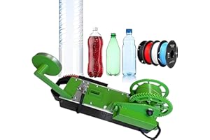 GIZMIT Machine de Fabrication de filaments de Bureau,extrudeuse de filaments pour imprimantes 3D,contrôle numérique de la température,Dispositif de Recyclage pour Bouteilles en Pet recyclées Green