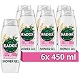 Radox Mineral Therapy Feel Moisturised Shower Gel Body Wash with a chamomile & oat fragrance for a soothing experience 6x 450 ml