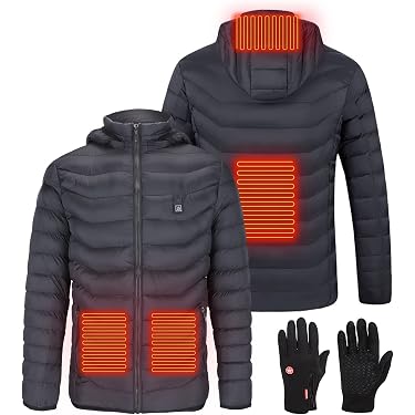Gilet Chauffant USB Sans Manches - Homme/Femme - Chauffage Rapide 2 Min - Lavable Machine - Pour Ski, Pêche, Rando