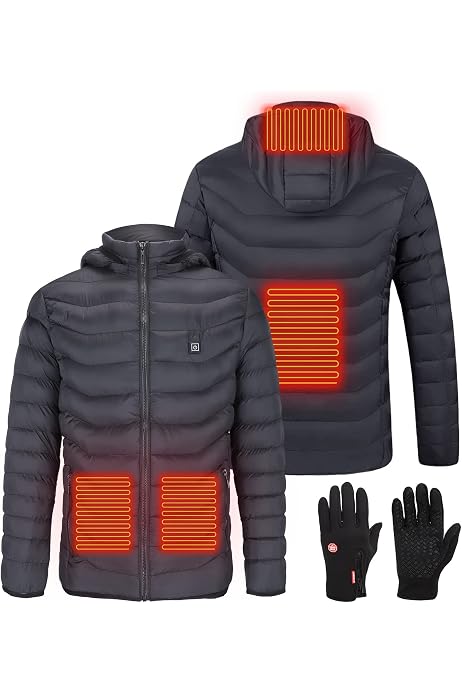 LUCKME Heated Jacket for Men and Women 
