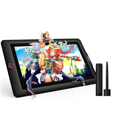 Wacom DTK1660K0B-CH Cintiq 16 Graphic Tablet, USB, Black, 422 mm