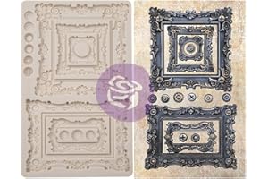 PRIMA MARKETING INC Finnabair Decor Moulds 5"X8"-Baroque Frames 969363
