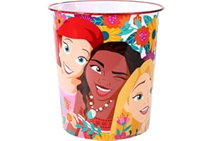 Zawadi Global Disney Princess Seau à papier pour enfants pour chambre à coucher, bureau, poubelle
