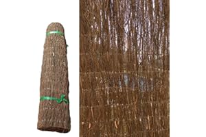 PAL FERRETERÍA INDUSTRIAL PAL | Rollo Brezo Natural Color marrón Oscuro. Rollo Brezo ecológico 1,5 m Altura por 3 m Longitud (1- Rollo Brezo)