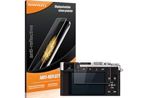 SWIDO Schutzfolie für Leica D-Lux 7 [2 Stück] Anti-Reflex MATT Entspiegelnd, Hoher Härtegrad, Schutz vor Kratzer/Folie, Displayschutz, Displayschutzfolie, Panzerglas-Folie