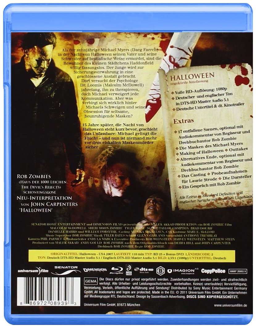 Halloween-2007-DVD-Alemania-Blu-ray