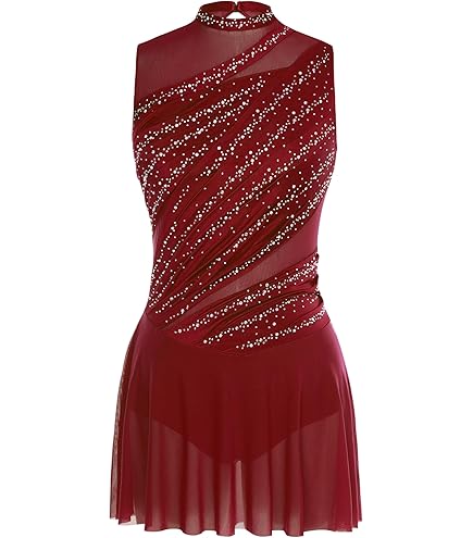 Youthful Flying Giacca Da Pattinaggio Artistico Con Zip Per Donne E Ragazze Top Da Pattinaggio Ghiaccio Costumi Da Allenamento Neri Maniche Lunghe(Size:l, Color:Nero-Thin