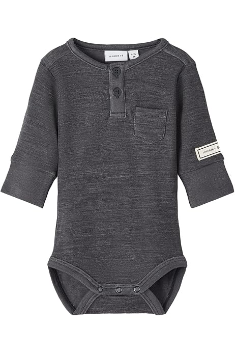 Cosilana Schlafanzug NAME IT Baby-Schlafanzug – Wollmix-Strampler