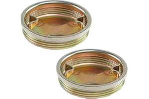 SENRISE Lot de 2 bouchons de bonde de tambour de 5,1 cm en acier galvanisé anti-fuite pour baril de 200 L