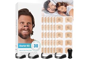 Audasi Bande Nasale Magnétique, 60 Pièces Magnetic Nasal Strips Anti Ronflement écarteur Nasal Bandelettes Nasales Patch Nasal Aimant Dilatateur Nasal pour homme femme