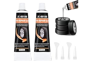 CUTIOLLY Pegamento Neumatico,2pcs Pegamento Neumaticos Coche,Cola Reparacion Neumaticos,Pegamento Reparación Neumáticos,Pegamento para Reparar Neumaticos,Neumáticos Sellador Pegamento,para Coches y Motos