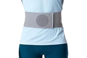 HEERTEEAJ Umbilical Hernia Belt | Abdominal Hernia Belt for Men & Women | Belly Button Umbilical Hernia Binder w/ 1 Hernia Compression Pads | Ventral, Epigastric & Post Surgery Support Belts