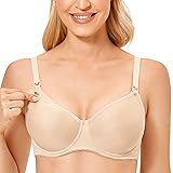 Gratlin Women's Underwire Support Padded Meternity Nursing Bra Breastfeeding