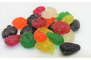 PIN24SHOP 100 g de bonbons aux fruits sans sucre