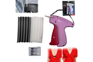 EUNMSI Quick Clothing Fixer,Mini Quick Repair Garment Sewing Machine,Handheld Sewing Machine Instant Button Garment Connector Stitchy Quick Clothing Fixer (Pink)