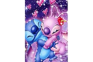 YMJD DIY Broderie de Croix, Point de Croix de Broderie Imprimé 11CT DIY Broderie De Croix - 2 Dessin Animé 36 * 46CM