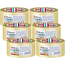 Tesa Lot De 3 Rouleaux De Ruban Adhésif Marron 64014 50 Mm X 66 M – Ruban Adhésif Pour Colis Déroule Silencieusement TesaFILM Gratuit [15 Mm X 10 M