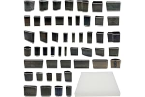 JMZLLRX Set di Fustelle per Taglio in Pelle, 50 Forma Stampo per Punzonatura in Pelle, Fustella per Punzonatura in Pelle, Pelle Perforatrice in Acciaio per Taglierine per Artigianato in Pelle