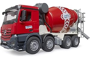 bruder 03655 - MB Arocs Camion betoniera, veicoli, betoniera, camion, camioncino, camioncino, camioncino, veicolo da cantiere, giocattolo dai 4 anni in su
