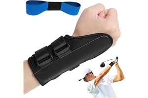 GZGRYTRC 2-Pack Golf Training Aids, Golf Wrist Trainer with Adjustable Support, Wrist Training Aid for Swing Posture Correction, Brace for Muscle Memory Development, Senior and Beginner Golfers