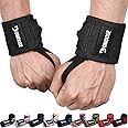 DMoose Fitness Wrist Wraps for Weightlifting - IPL Approved Premium Lifting Straps with Thumb Loops For Powerlifting, Bodybuilding & Weight Lifting, Compression Gym Wrist Support for Working Out