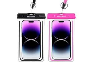 BRAVESHINE wasserdichte Handyhülle, IPX8 Unterwasser Handyhülle für Schwimmen, wasserfeste Handyhülle Kompatibel mit 14 13 12 11 Pro Max Mini, Samsung S23+ S22+ bis zu 6,7 Zoll