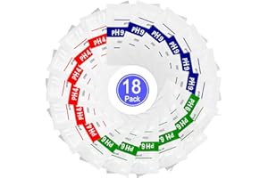 Nynelly Lot de 18 Poudres d'étalonnage pour pH-Mètre, Poudre de Solution Tampon pH pour un étalonnage précis et facile, 4.01 | 6.86 | 9.18