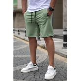 Madmext Kamuflaj Bej Erkek Regular Fit Şort 4842