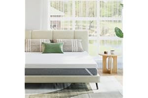 Novilla Sobrecolchón 150x190 cm, Topper Colchón 7.5 cm Espuma y Fibra, Transpirable y Antideslizante con Cintas, Suaviza Colchón Duro, Blanco