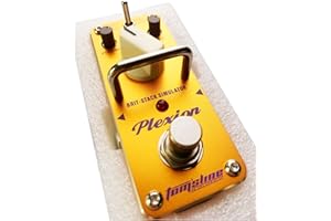 AUPHY Distortion effect pedal PLEXION Classic British style Recreation of 70-80's Marshall amp tone with 2 modes bright and normal guitar pedal by Aroma Music brand Tom'sline Engineering 商品名称 (orange)