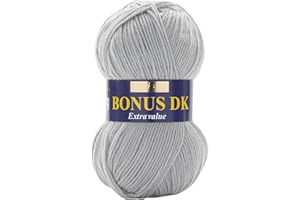 SIRDAR Hayfield - Lana de Tejido Doble Bonus DK (100 g), Hilo, Silver Mist, 19 x 9 x 9 cm