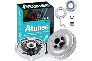 Atunee 6T-3/8 Tambor de Embrague de Piñón para Stihl 017 018 021 023 025 MS170 MS180 MS210 MS230 MS250 Motosierra con Arandela E-Clip Kit Reemplazar 1123 640 20031123 640 2073