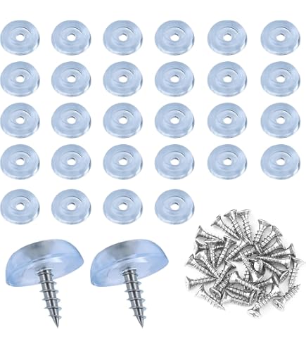 Sencys zelfklevende rubberen glijders rond zwart 30mm 6st