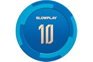 SLOWPLAY Godel Fiches da Poker in Argilla | 50 Pezzi di Fiches da Poker Texas Holdem, 14g Fiches da Poker [con Valore] | Squisita fattura e Design (10)