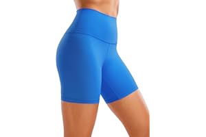 CRZ YOGA Damskie Szorty Motocyklowe Butterluxe 2.5"/4"/6"/8" - Szorty Do Jogi Z Wysokim Stanem Running Spandex Booty Shorts