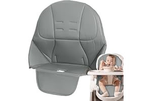 XIIXUUJ Funda de cojín para trona para bebé, funda de silla alta para bebés Peg Perego Tatamia, Funda para silla de comedor de bebé, piel sintética para Peg Perego, Kosmic Jané, Baoneo