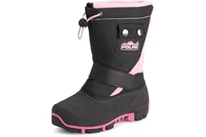 Polar Children's Winter Thermal Warm Winter Faux Fur Durable Rubber Sole Waterproof Outdoor Boots