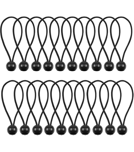 Elastici Quadrati Chapuis Per Campeggio | Confezione Da 10 | 5mm X 80mm | Resistenti E Durevoli - Foto 4