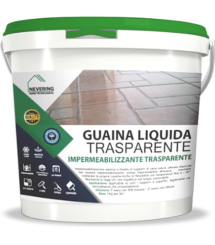 Impermeabilizzante Trasparente 5L - Protezione Invisibile Per Muri - Made In Italy