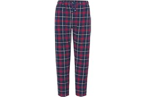 EL BÚHO NOCTURNO Pantalón Pijama Hombre Largo Franela Invierno Premium Popelín Parte Abajo Pijama Corto Cuadros Bambú Pantalon Suelto Punto