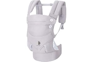EBRAINIT Babytrage ergonomische babytrage neugeborene ab geburt Neugeborenen-Trage 4 positionen abnehmbarer/verstellbarer Kapuze trägt babys Beutel 100% Baumwolle