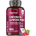 Raspberry Ketone Pure 1200mg - Chetoni Esogeni di Lampone ad Alto Dosaggio in 180 Capsule Vegane (6 Mesi) - Integratore Cheto