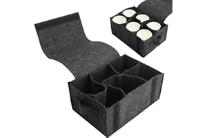 APOMOONS Tellerhalter Wohnmobil Filztasche zur Tassenaufbewahrung, Tassenhalter Wohnmobil, Organizer Wohnwagen, Organizer Camping Wohnwagen,für Camping Aufbewahrung, Zur Aufbewahrung von Tassen